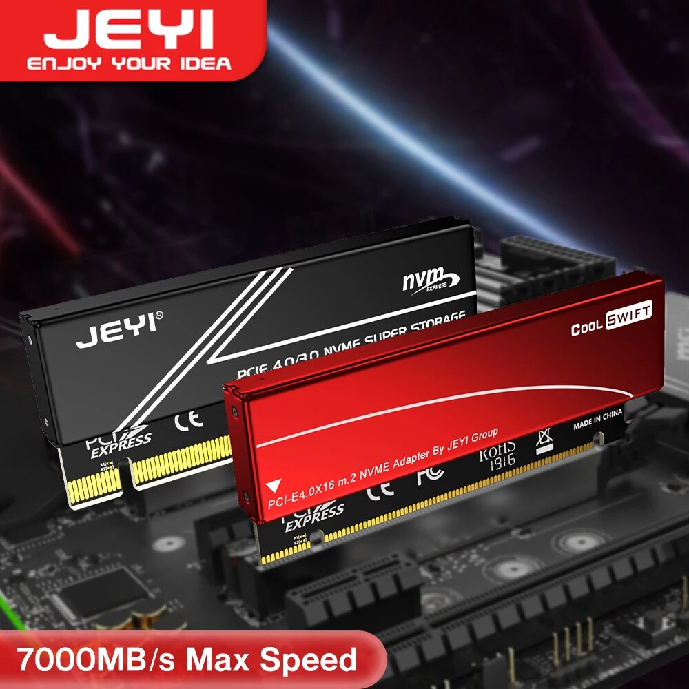 Samsung Ssd 980 Pro - Adattatore da JEYI M.2 NVME a