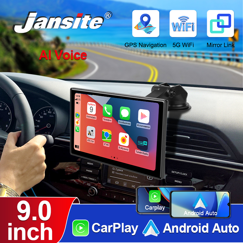 Monitor Portable Usb - Universal Jansite 9 pollici Carplay MP5