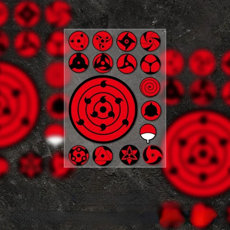 Accessories For New Laptop - Nuovo Naruto Sharingan Cartoon Animation Stickers