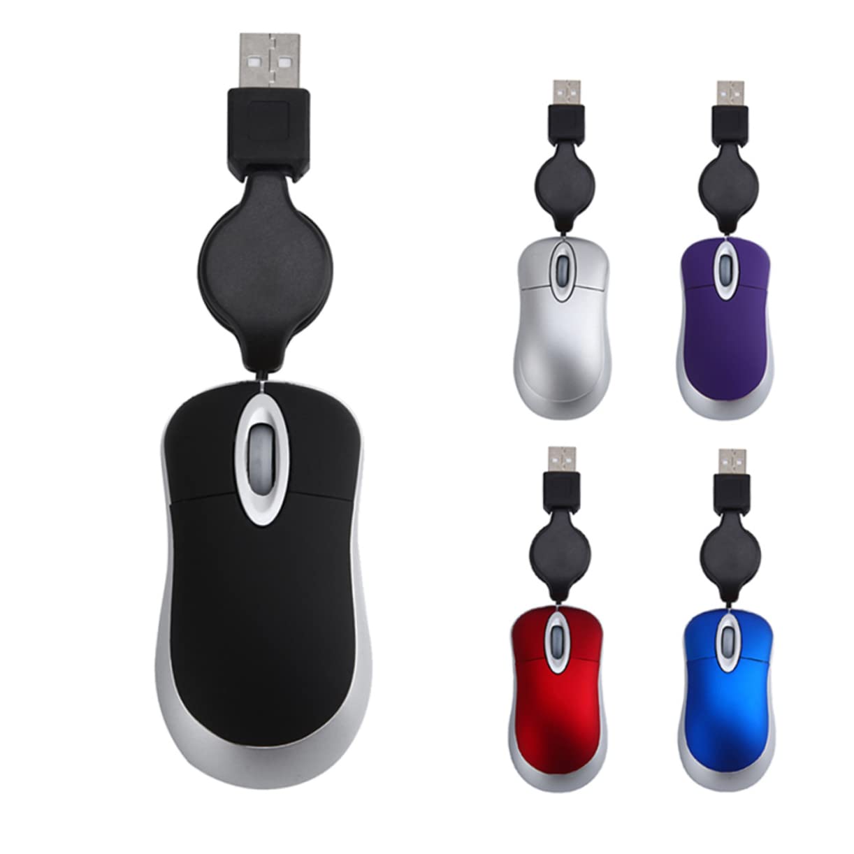 Laptop Electronics Accessories - Mini mouse ottico portatile con cavo