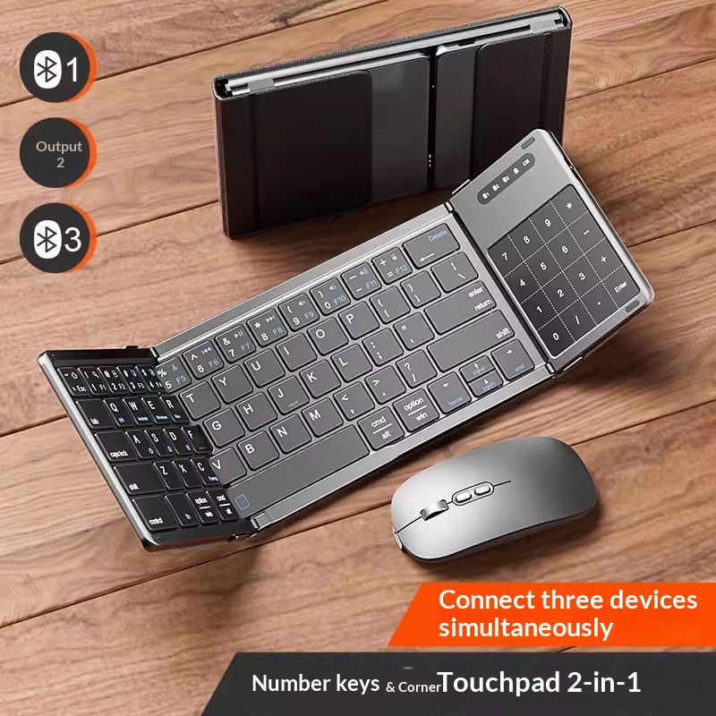 Laptop Accessories Gaming - Tastiera Bluetooth wireless Mengzu Tri Fold