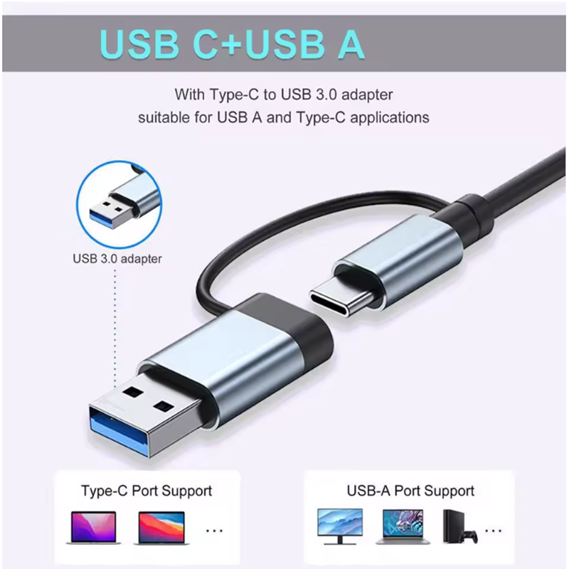 Hub USB A/C a 5/7/8 porte, con - Laptop Accessories Hub recensione e prezzo