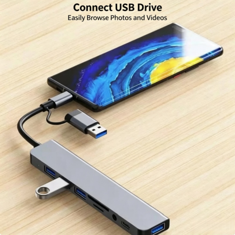 Hub USB-C 8-in-1 Multifunzione - Laptop Accessories Hub recensione e prezzo