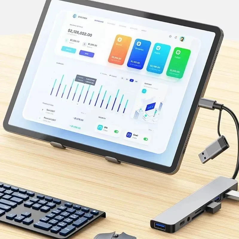 Hub USB C 8 in 1 Splitter USB  - Laptop Accessories Hub recensione e prezzo
