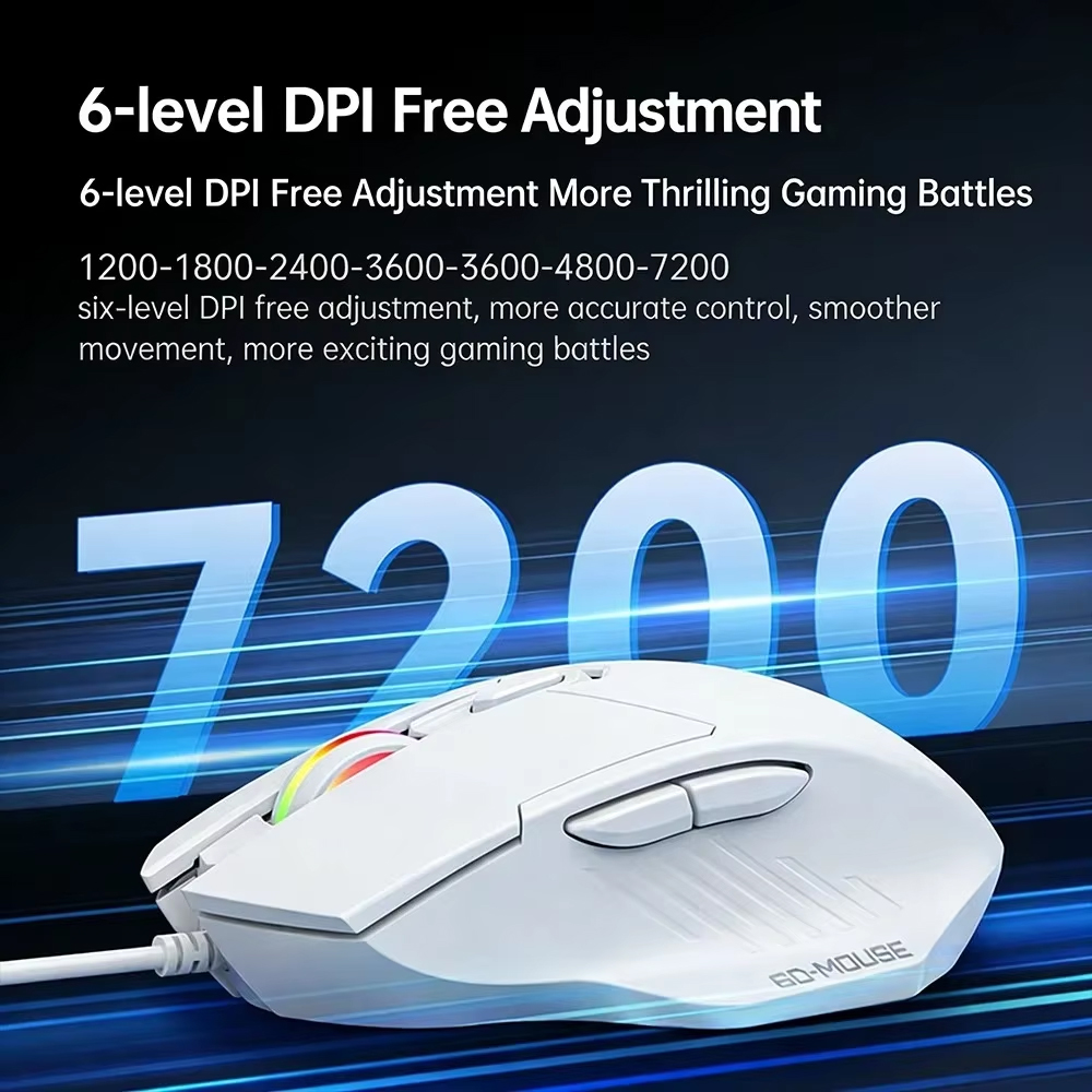 KEBIDUMEI Mouse cablato 7200DP - Laptop Electronics Accessories recensione e prezzo