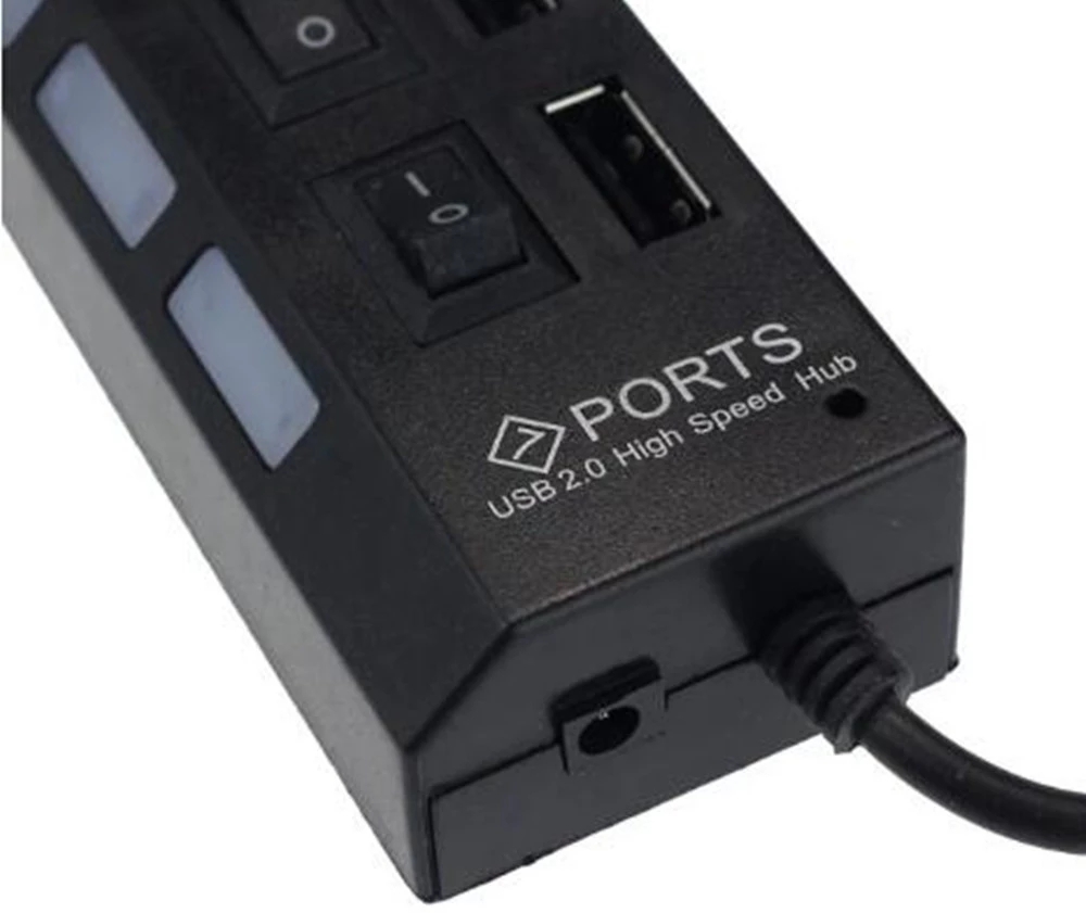 Splitter hub USB 2.0 a 7 porte - Laptop Accessories Hub recensione e prezzo