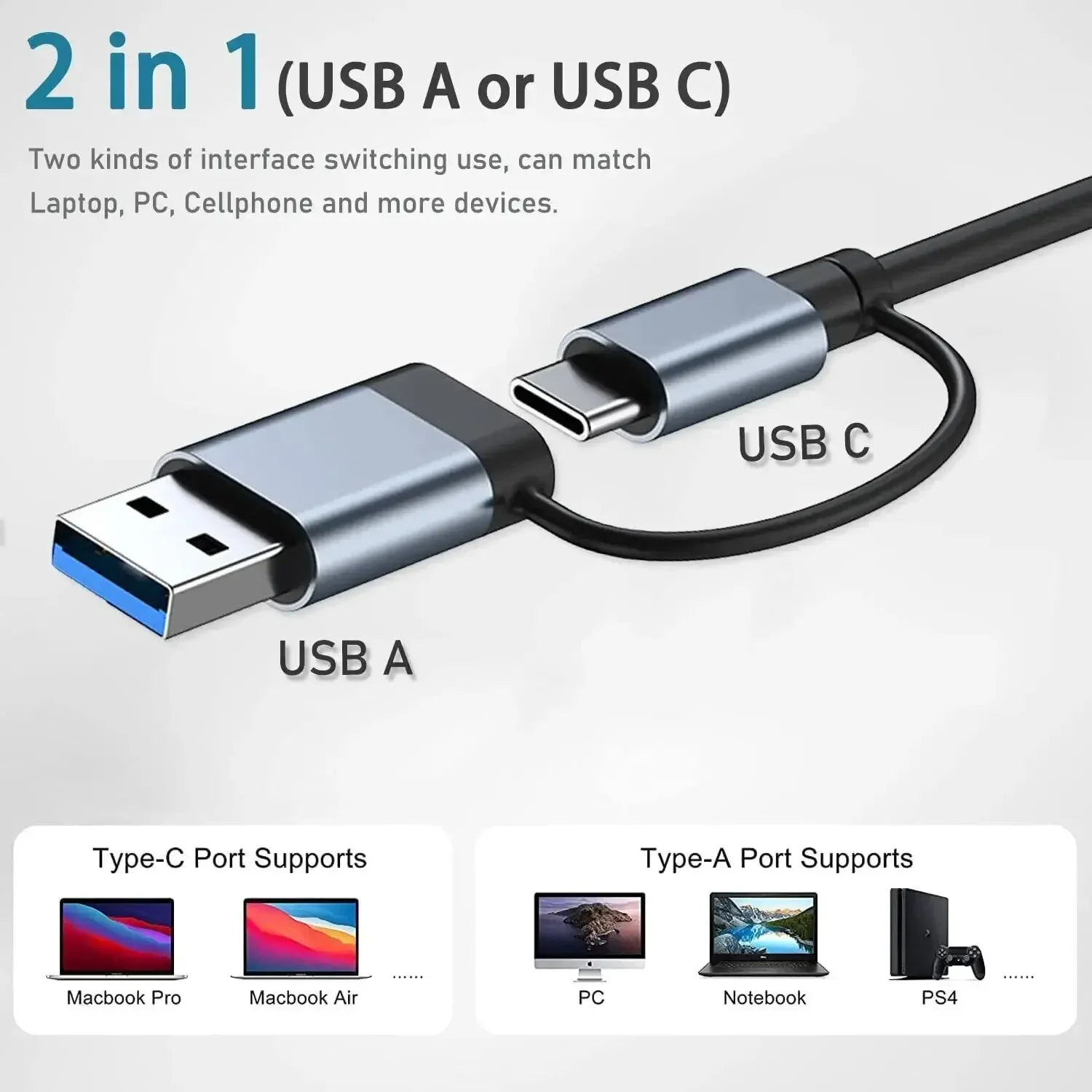 Hub USB-C 8 in 2 con lettore d - Laptop Accessories Hub recensione e prezzo