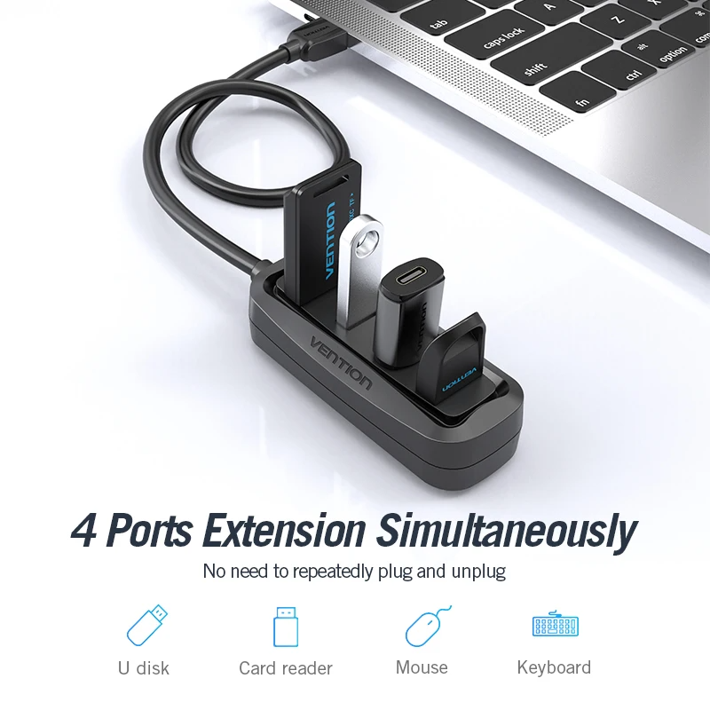 Vention USB 2.0 HUB 4 porte co - Laptop Electronics Accessories recensione e prezzo