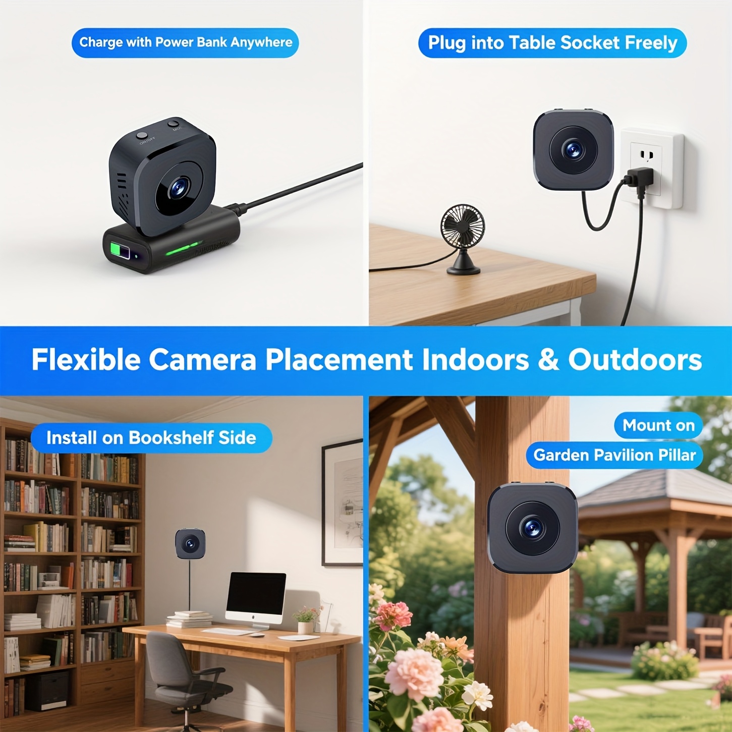 1080P HD Mini WiFi Telecamera  - Monitor Portable Usb recensione e prezzo