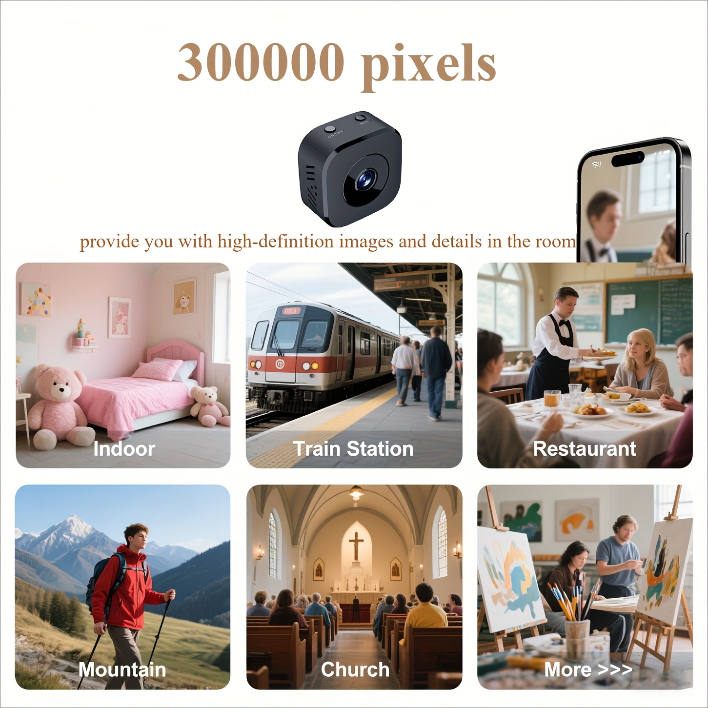 1080P HD Mini WiFi Telecamera  - Monitor Portable Usb recensione e prezzo