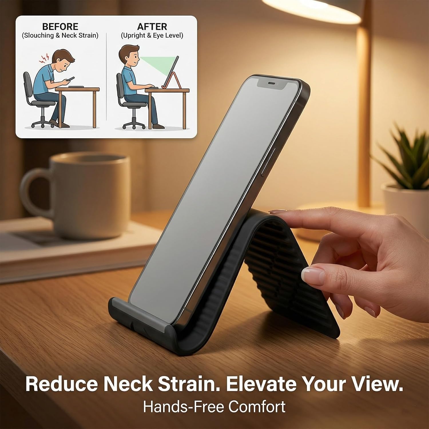 Supporto per telefono in silic - Laptop Ergonomic Accessories recensione e prezzo
