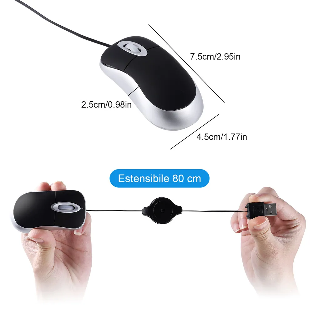 Mini mouse ottico portatile co - Laptop Electronics Accessories recensione e prezzo