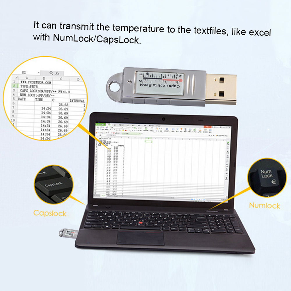 Termometro Igrometro USB PCsen - Monitor Portable Usb recensione e prezzo