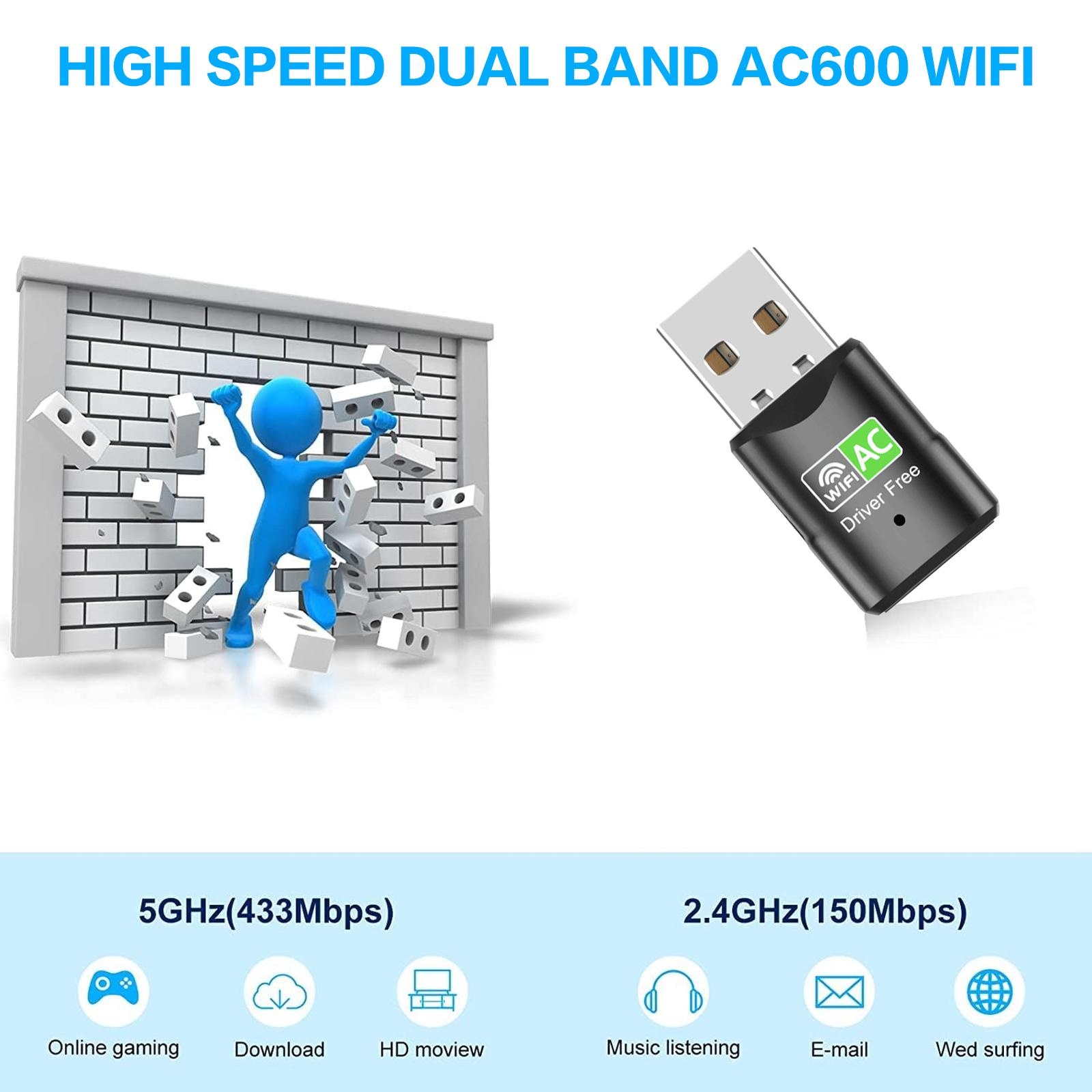 Adattatore WiFi USB AC600, min - Laptop Ergonomic Accessories recensione e prezzo